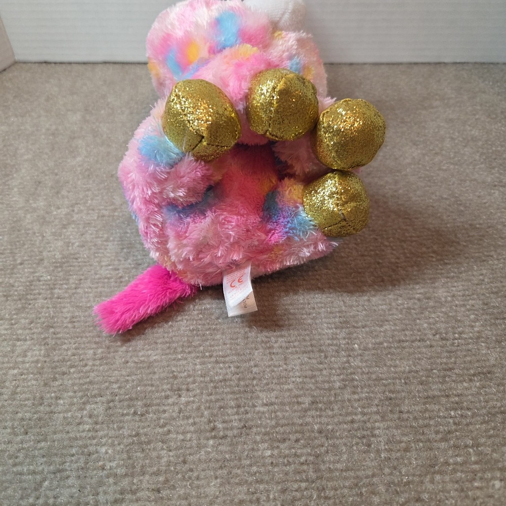 TY Beanie Boos Fantasia 10" Plush Toy Stuffed Animal Unicorn Pink Pastel Glitter - Picture 7 of 8